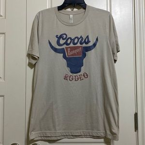 Coors Banquet Rodeo Bella canvas graphic tshirt